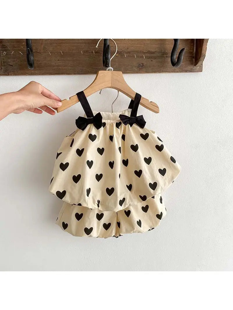 Heart Print Dress