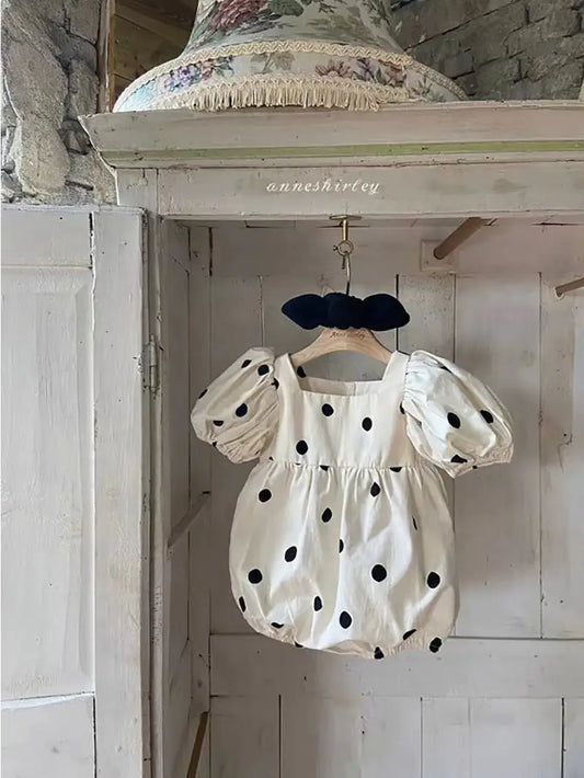 Polka Dot Puff Dress